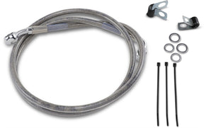 Drag Specialties Line Brk Ft Fxd 95 9 Ss+2 BRAKE LINES-HOSES-STAINLESS ST Drag Specialties