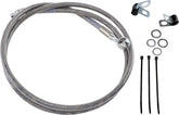Drag Specialties Line Brk Ft Fxd 95 9 Ss+8 BRAKE LINES-HOSES-STAINLESS ST Drag Specialties