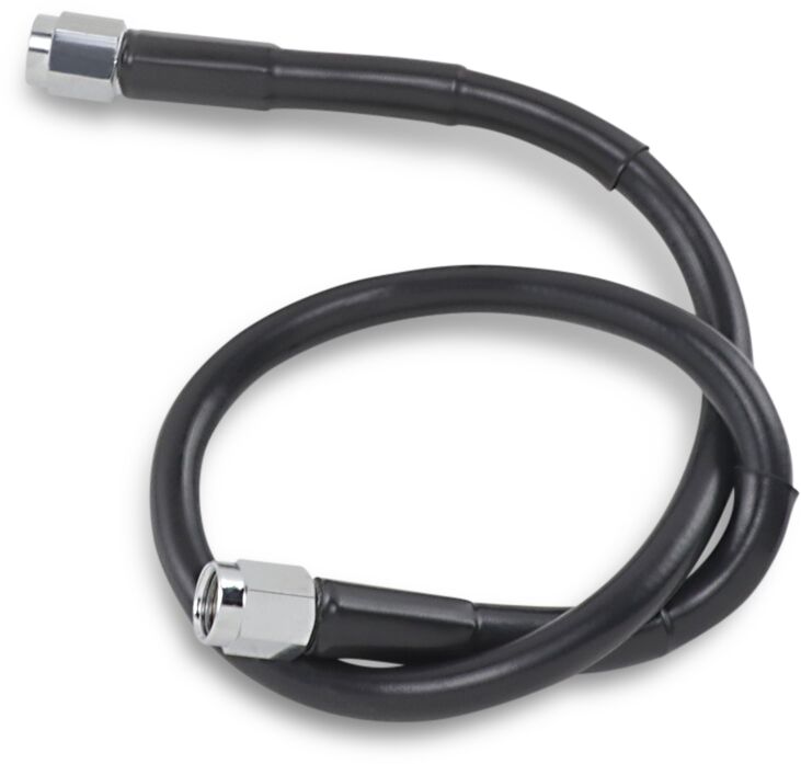 Drag Specialties Brakeline Univ Blk 18 BRAKE LINES-HOSES-STAINLESS ST Drag Specialties