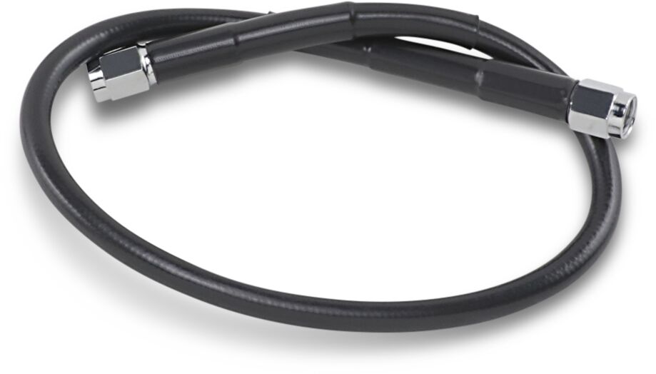 Drag Specialties Brakeline Univ Blk 19 BRAKE LINES-HOSES-STAINLESS ST Drag Specialties