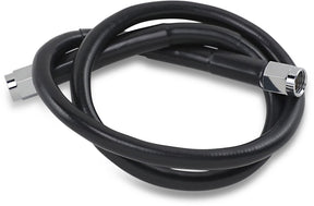 Drag Specialties Brakeline Univ Blk 24 BRAKE LINES-HOSES-STAINLESS ST Drag Specialties