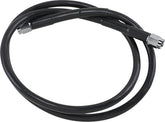 Drag Specialties Brakeline Univ Blk 38 BRAKE LINES-HOSES-STAINLESS ST Drag Specialties