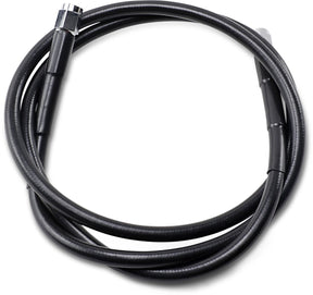 Drag Specialties Brakeline Univ Blk 46 BRAKE LINES-HOSES-STAINLESS ST Drag Specialties