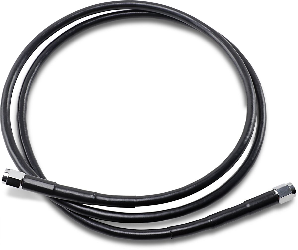 Drag Specialties Brakeline Univ Blk 54 BRAKE LINES-HOSES-STAINLESS ST Drag Specialties