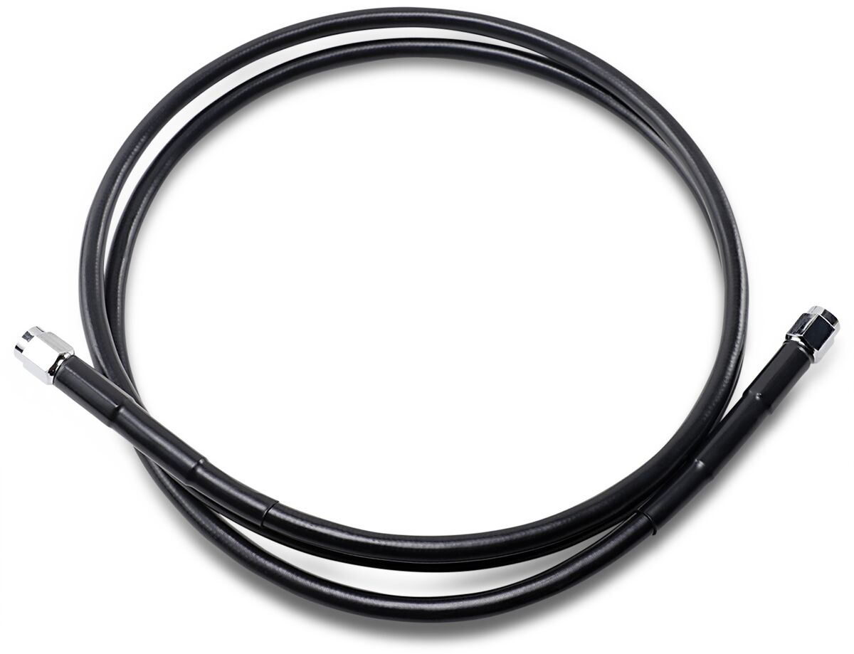 Drag Specialties Brakeline Univ Blk 58 BRAKE LINES-HOSES-STAINLESS ST Drag Specialties