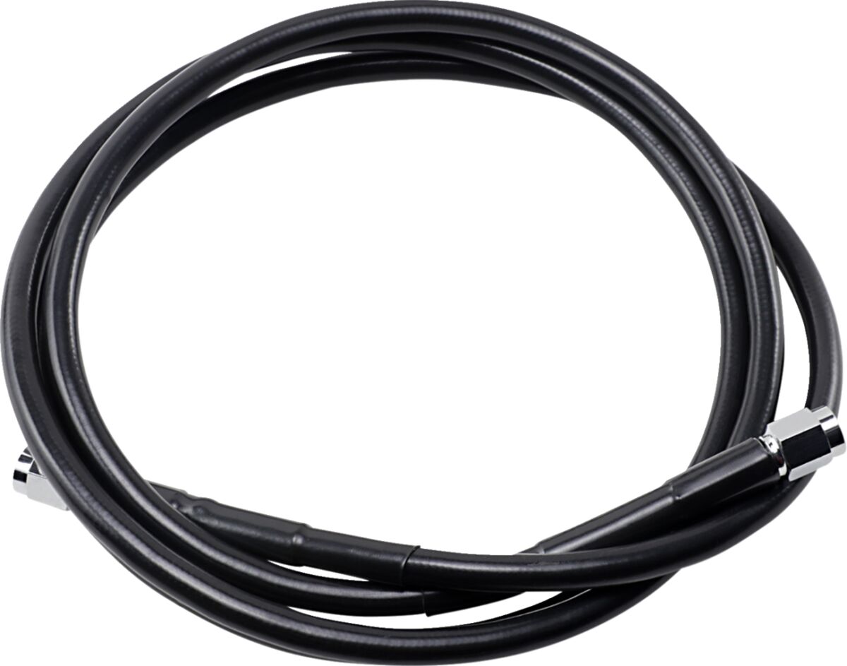 Drag Specialties Brakeline Univ Blk 64 BRAKE LINES-HOSES-STAINLESS ST Drag Specialties
