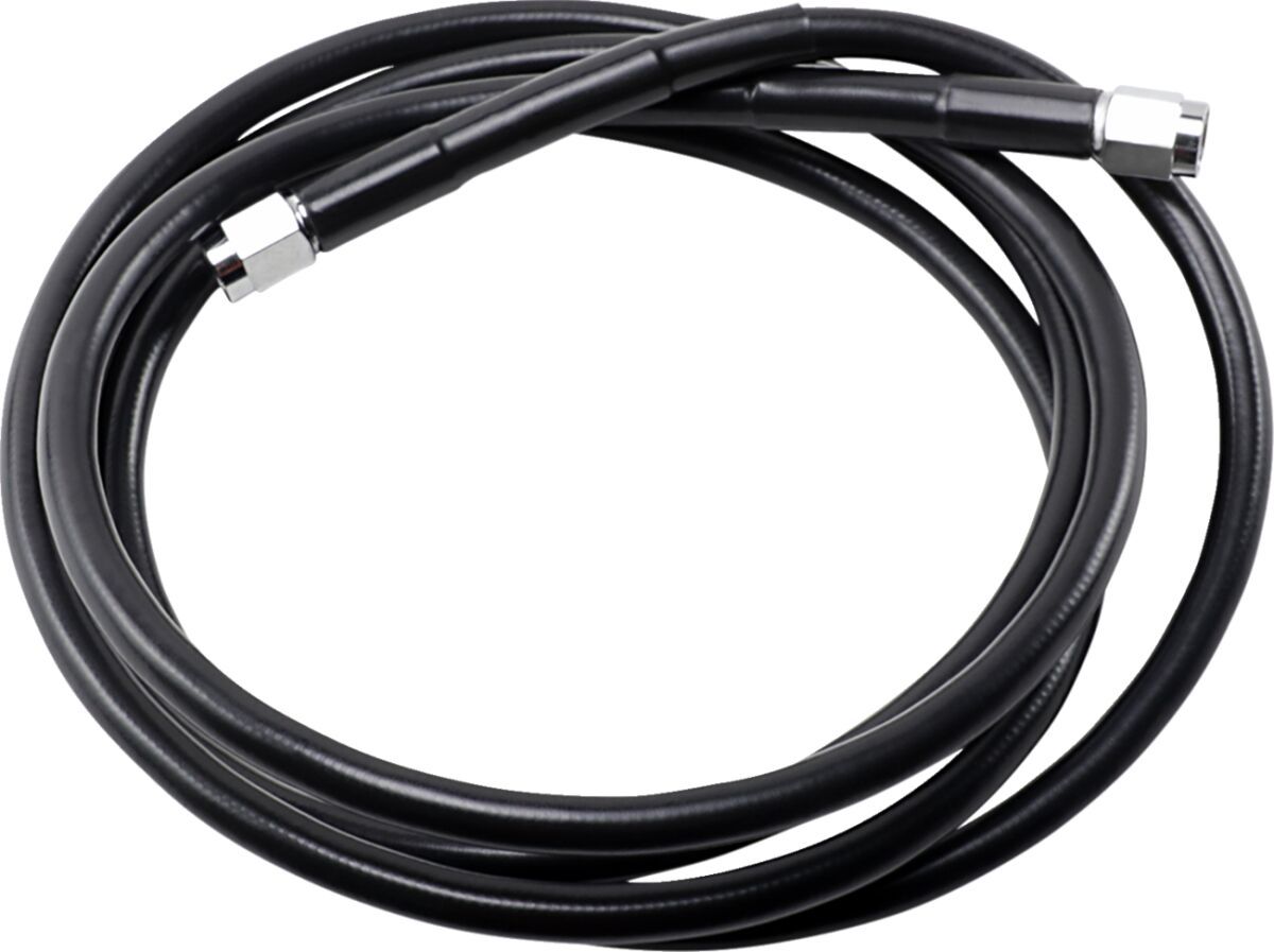 Drag Specialties Brakeline Univ Blk 76 BRAKE LINES-HOSES-STAINLESS ST Drag Specialties