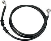 Drag Specialties Front Brake Line Black Vinyl Coated Stainless Steel Extended 10" Drag Specialties Default Title