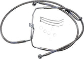 Drag Specialties Brakeline Fxdf08 17 Ss+4 BRAKE LINES-HOSES-STAINLESS ST Drag Specialties