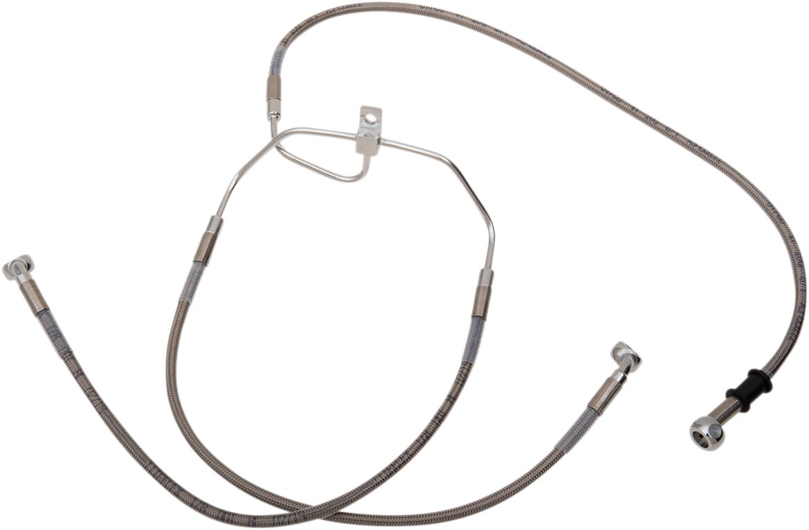 Drag Specialties Brakeline Fxdf08 17 Ss+6 BRAKE LINES-HOSES-STAINLESS ST Drag Specialties