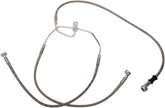 Drag Specialties Brakeline Fxdf08 17 Ss+6 BRAKE LINES-HOSES-STAINLESS ST Drag Specialties