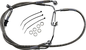 Drag Specialties Brakeline Fxdf08 17 Ss+6 BRAKE LINES-HOSES-STAINLESS ST Drag Specialties