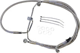 Drag Specialties Brakeline Fxdf08 17 Ss+8 BRAKE LINES-HOSES-STAINLESS ST Drag Specialties