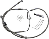 Drag Specialties Brakeline Fxdf08 17 Ss+10 BRAKE LINES-HOSES-STAINLESS ST Drag Specialties