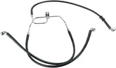 Drag Specialties Front Brake Line Black Vinyl Coated Stainless Steel Brake Lines Hoses Stainless Drag Specialties