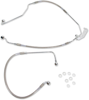 Drag Specialties Rear Brake Line Stainless Steel Brake Lines Hoses Stainless Drag Specialties