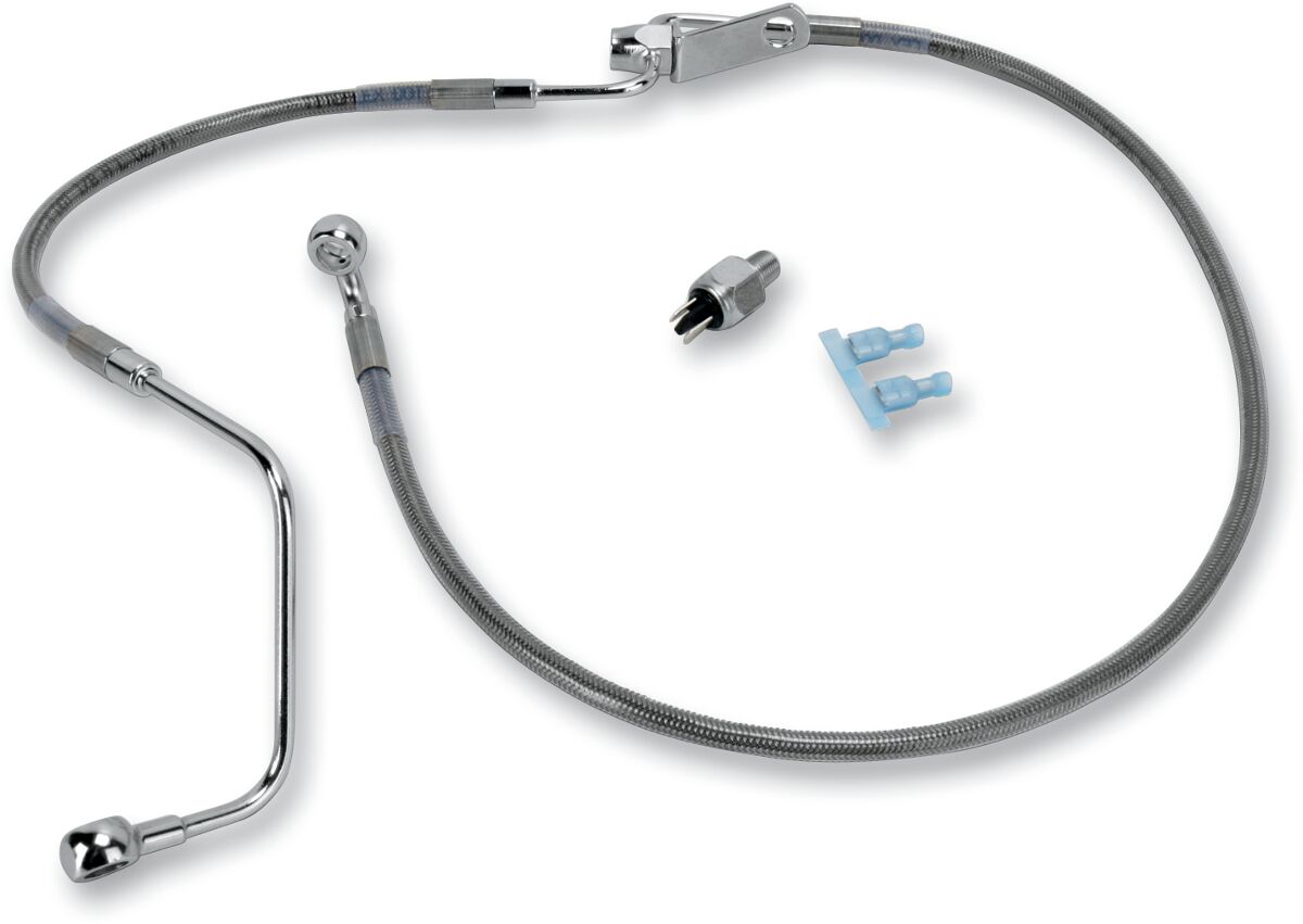 Drag Specialties Rear Brake Line Stainless Steel Brake Lines Hoses Stainless Drag Specialties