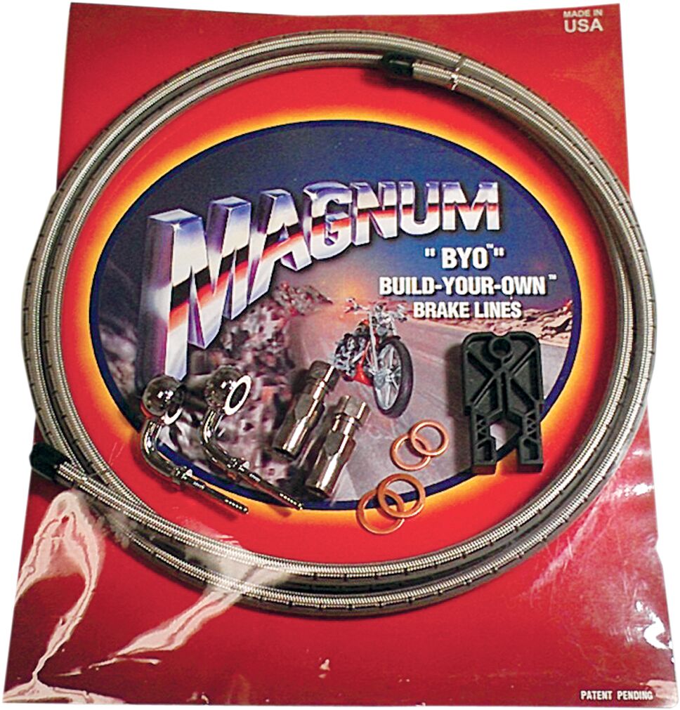 Magnum Shielding Brkelne Kit Singl 6' 90 BRAKE LINES-HOSES-STAINLESS ST Magnum Shielding