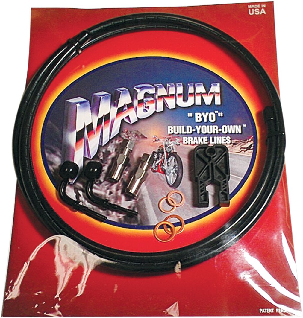 Magnum Shielding Brklne Kt Singl 6' 35 Blk BRAKE LINES-HOSES-STAINLESS ST Magnum Shielding