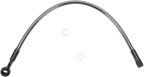 Magnum Shielding Brake Line Upper Dual Disc Non Abs Designer Chrome Black Brake Lines Hoses Stainless Magnum Shielding