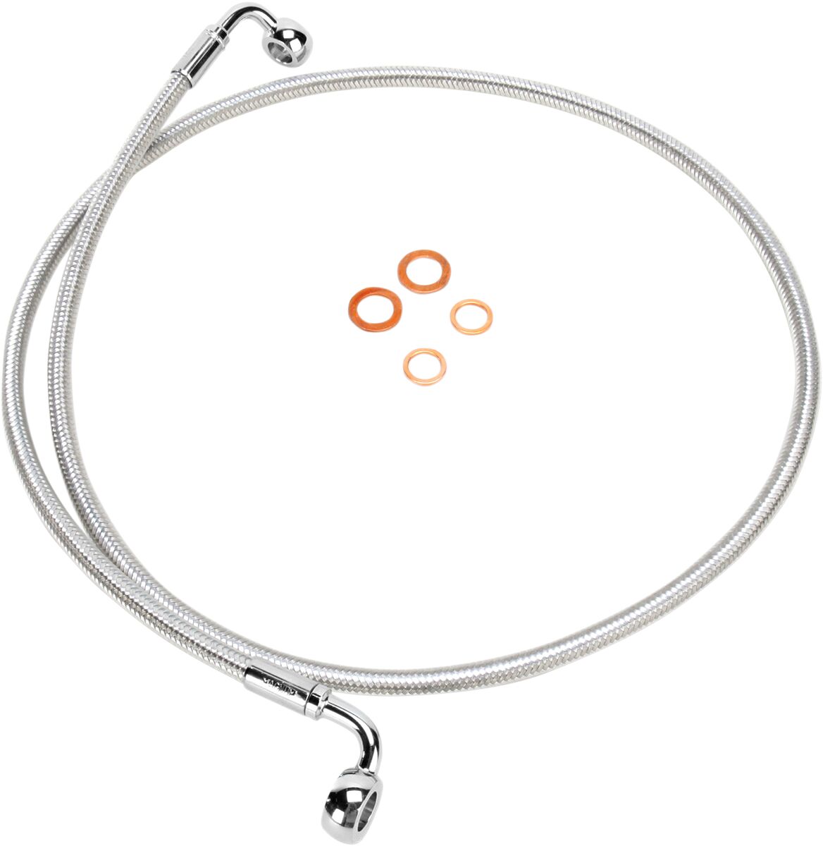 Magnum Shielding Line Brk Fr Cm2 90/90 58 BRAKE LINES-HOSES-STAINLESS ST Magnum Shielding
