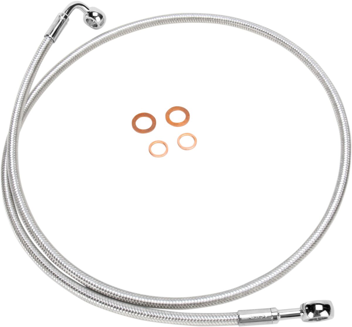 Magnum Shielding Line Brk Fr Cm2 180/90 42 BRAKE LINES-HOSES-STAINLESS ST Magnum Shielding