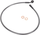 Magnum Shielding Brake Line Front Upper Designer Black Pearl Brake Lines Hoses Stainless Magnum Shielding