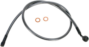 Magnum Shielding Brake Line Front Upper Designer Black Pearl Brake Lines Hoses Stainless Magnum Shielding