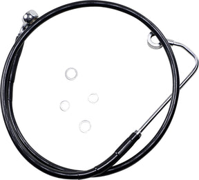 Drag Specialties Line Brk F Fxs2 13 Bk Up10 BRAKE LINES-HOSES-STAINLESS ST Drag Specialties