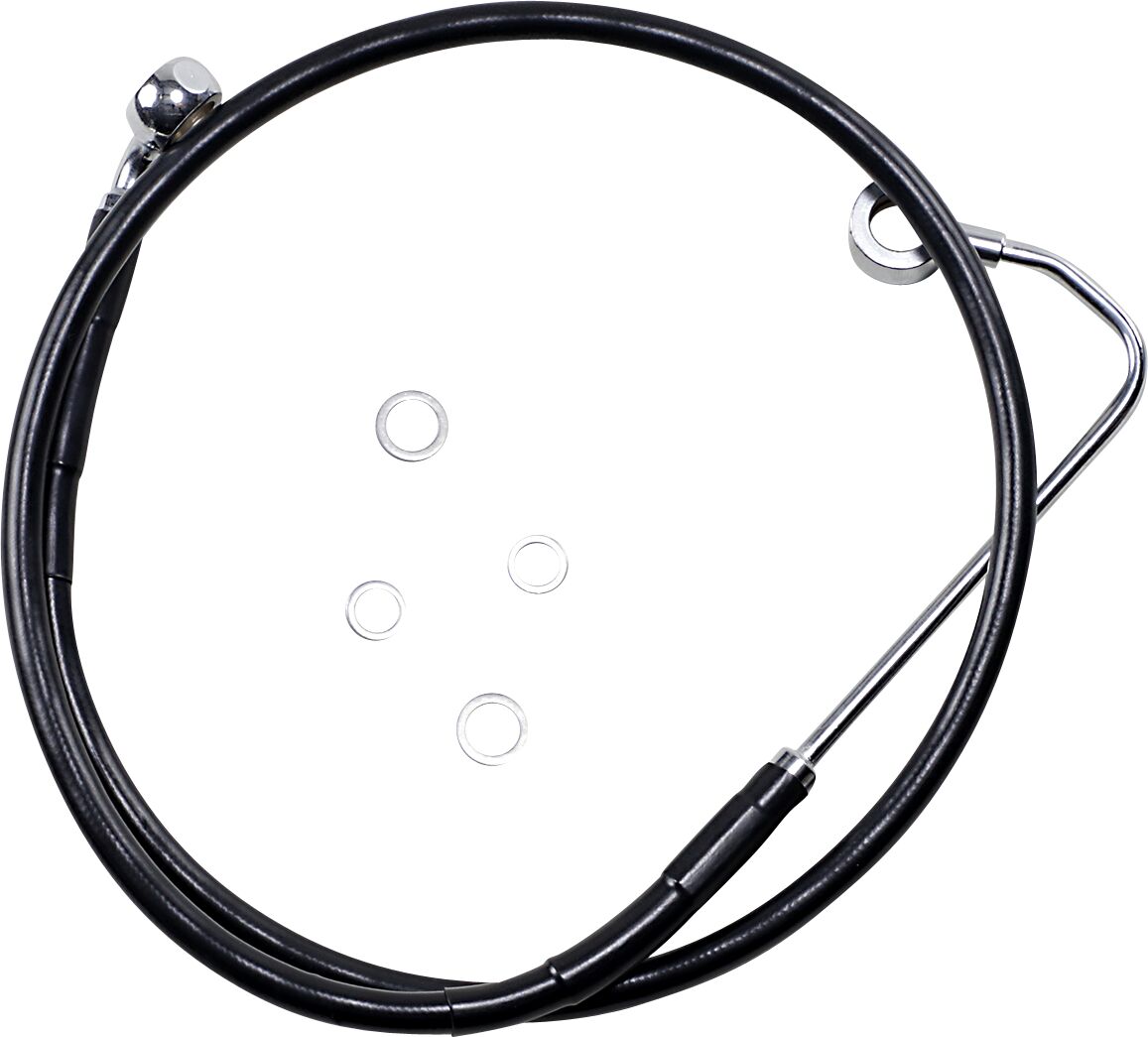 Drag Specialties Line Brk F Fxs2 13 Bk Up10 BRAKE LINES-HOSES-STAINLESS ST Drag Specialties