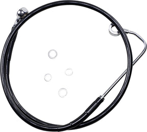 Drag Specialties Line Brk F Fxs2 13 Bk Up10 BRAKE LINES-HOSES-STAINLESS ST Drag Specialties