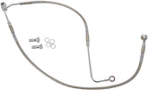 Drag Specialties Line Brk F Fxs 12 13 Ss Lw BRAKE LINES-HOSES-STAINLESS ST Drag Specialties