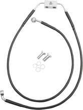 Drag Specialties Brake Line Stainess Steel Black Coated Front/Upper/Lower Extended +8" Brake Lines Hoses Stainless Drag Specialties