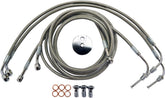 La Choppers Brklines18 20 Fltr Abs Ss BRAKE LINES-HOSES-STAINLESS ST La Choppers