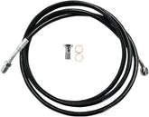 La Choppers Clutch Line Black For 12 14" Ape Bars Hd Hose Hydraulic Clutch La Choppers