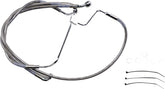 Drag Specialties Line Brk 14 16 Flht S+6 BRAKE LINES-HOSES-STAINLESS ST Drag Specialties