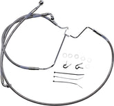 Drag Specialties Line Brk 14 16 Flht S+10 BRAKE LINES-HOSES-STAINLESS ST Drag Specialties