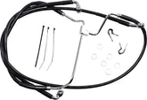 Drag Specialties Line Brk 14 16 Flht B+10 BRAKE LINES-HOSES-STAINLESS ST Drag Specialties