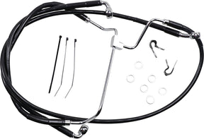 Drag Specialties Line Brk 14 16 Flht B+10 BRAKE LINES-HOSES-STAINLESS ST Drag Specialties