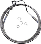 Drag Specialties Extended Length Front Stainless Steel Brake Line Kit Brake Lines Hoses Stainless Drag Specialties