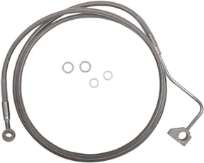 Drag Specialties Extended Length Front Stainless Steel Brake Line Kit Brake Lines Hoses Stainless Drag Specialties