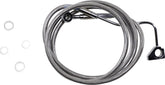 Drag Specialties Line Br 14 5 Fl W/Abs S+10 BRAKE LINES-HOSES-STAINLESS ST Drag Specialties