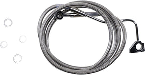 Drag Specialties Line Br 14 5 Fl W/Abs S+10 BRAKE LINES-HOSES-STAINLESS ST Drag Specialties