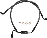 Magnum Shielding Brake Line Front Lower Dual Disc Abs Designer Chrome Black Brake Lines Hoses Stainless Magnum Shielding