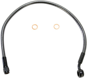 Magnum Shielding Brake Line Front Upper Abs Designer Black Pearl Brake Lines Hoses Stainless Magnum Shielding
