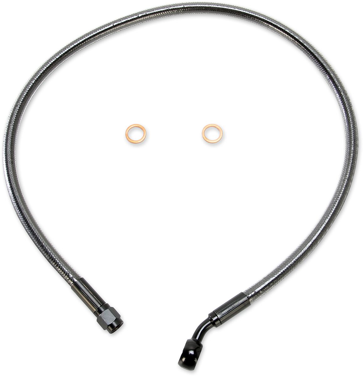 Magnum Shielding Brake Line Front Upper Abs Designer Black Pearl Brake Lines Hoses Stainless Magnum Shielding