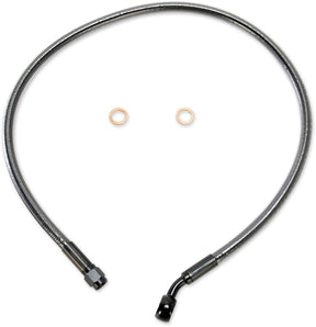 Magnum Shielding Brake Line Front Upper Abs Designer Black Pearl Brake Lines Hoses Stainless Magnum Shielding