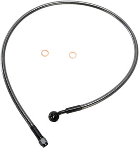 Magnum Shielding Brake Line Front Upper Abs Designer Black Pearl Brake Lines Hoses Stainless Magnum Shielding