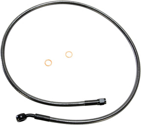 Magnum Shielding Brake Line Front Upper Abs Designer Black Pearl Brake Lines Hoses Stainless Magnum Shielding