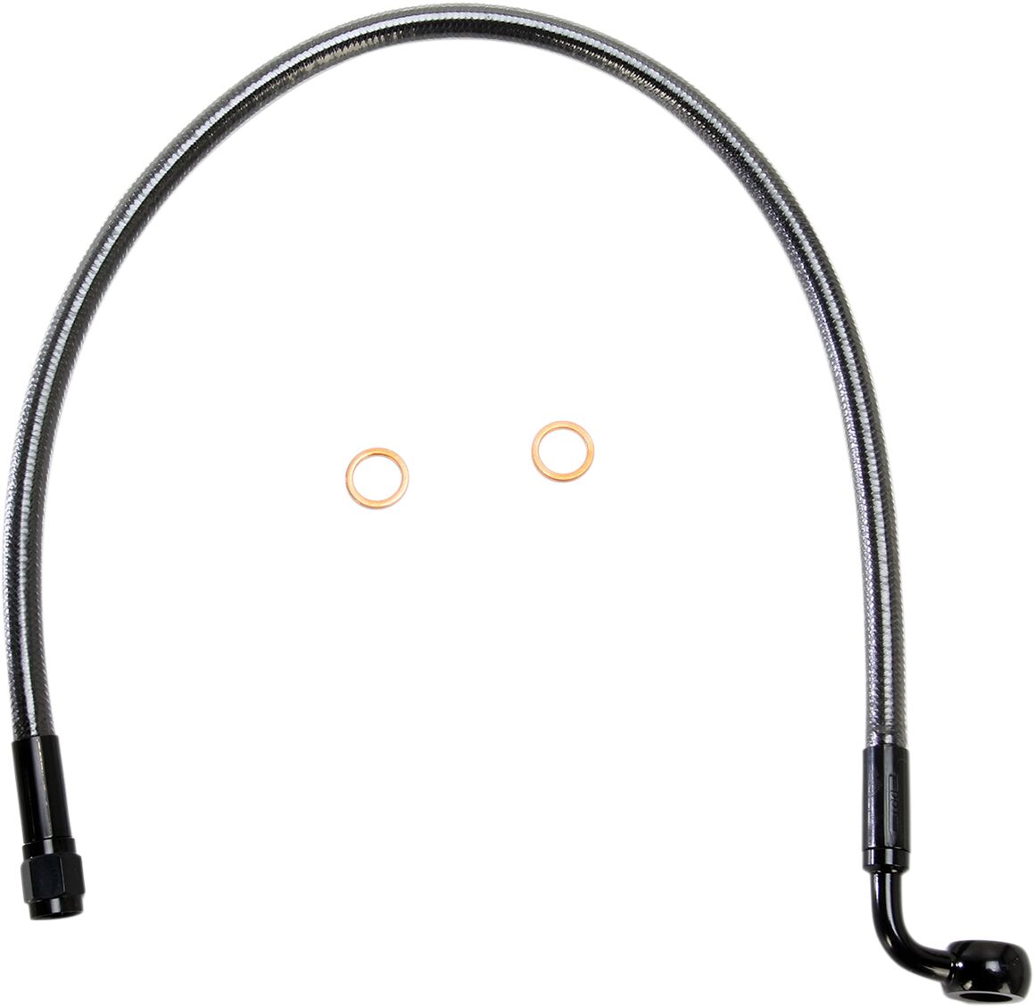 Magnum Shielding Brake Line Front Upper Abs Designer Black Pearl Brake Lines Hoses Stainless Magnum Shielding